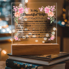 To My Beautiful Wife – Acrylic Square